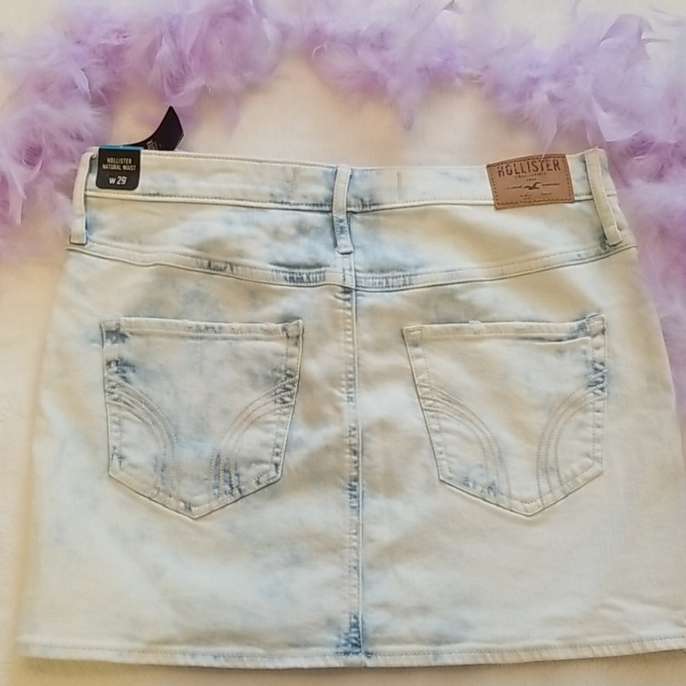 Women's or Junior's Hollister Denim Skirt New With Tags Size 9 - Picture 5 of 7